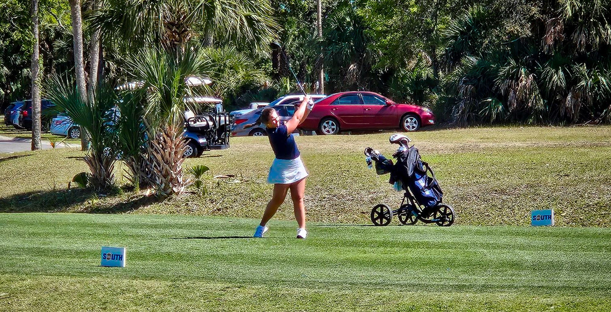 Charleston Southern Leads 2024 Women's Golf Championship After First Round