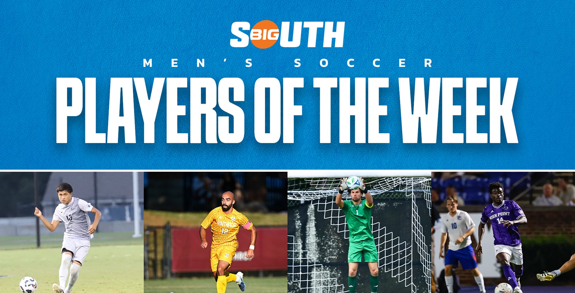 Big South Announces Men's Soccer Players of the Week - Oct. 20