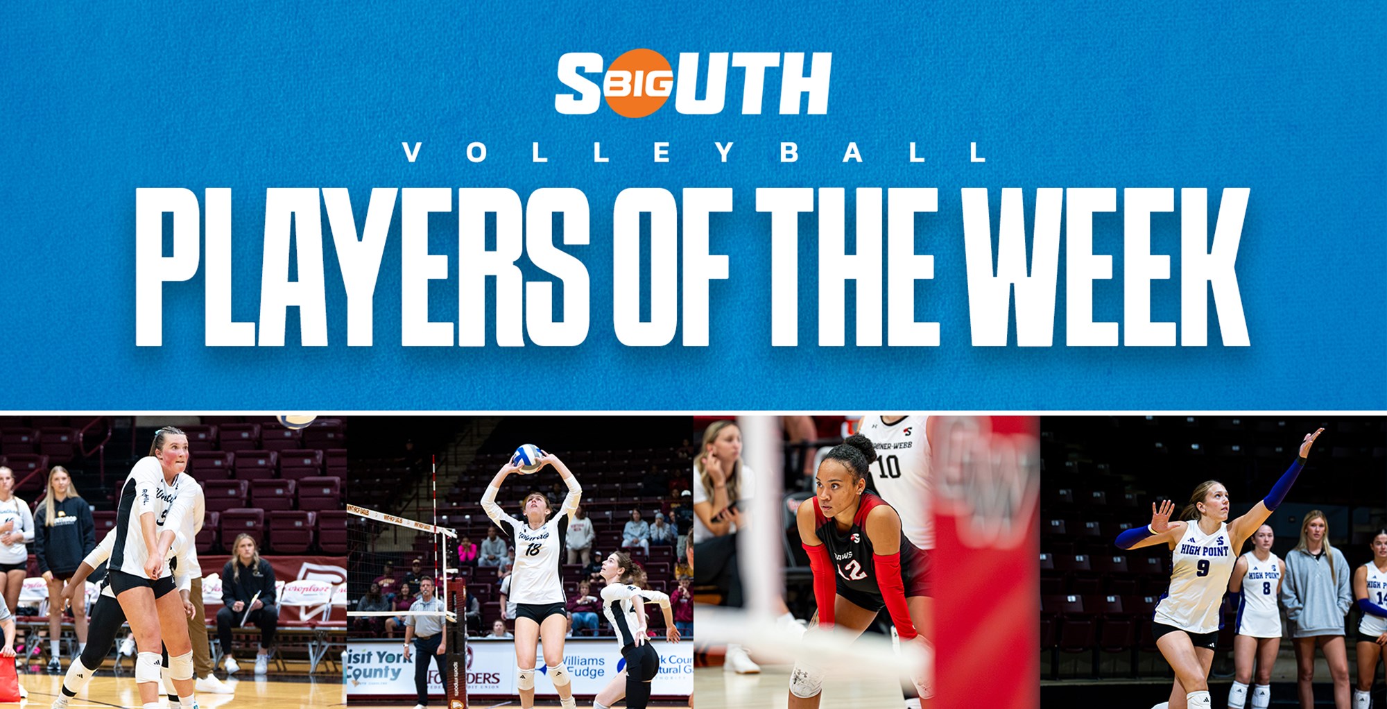 Big South Announces Volleyball Players of the Week - Oct. 27