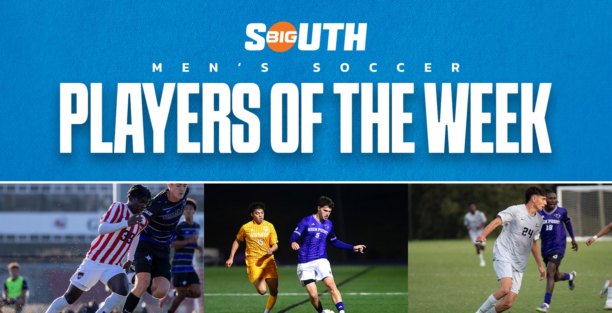 Big South Announces Men's Soccer Players of the Week - Nov. 3