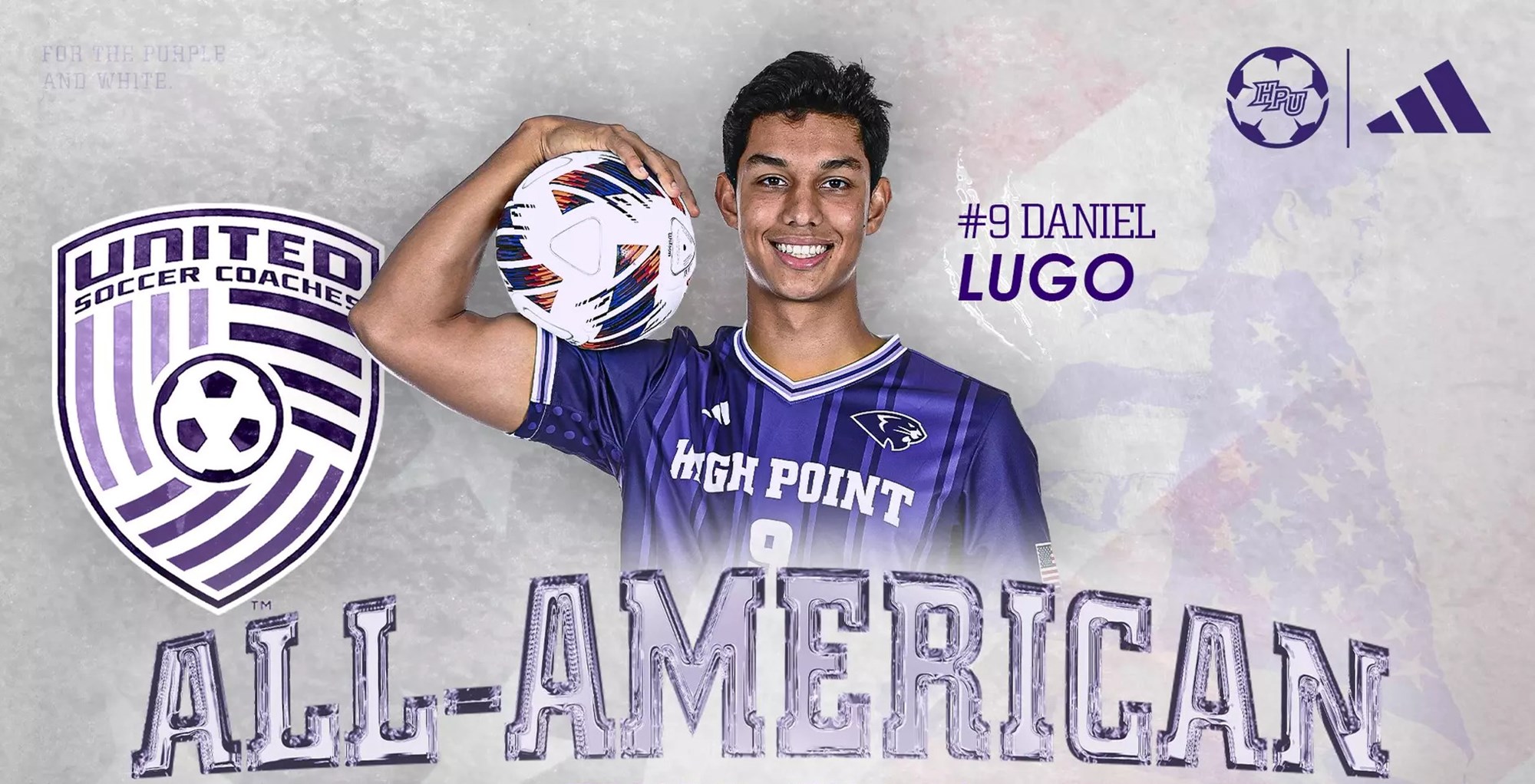 High Point's Daniel Lugo Named United Soccer Coaches Third-Team All-American