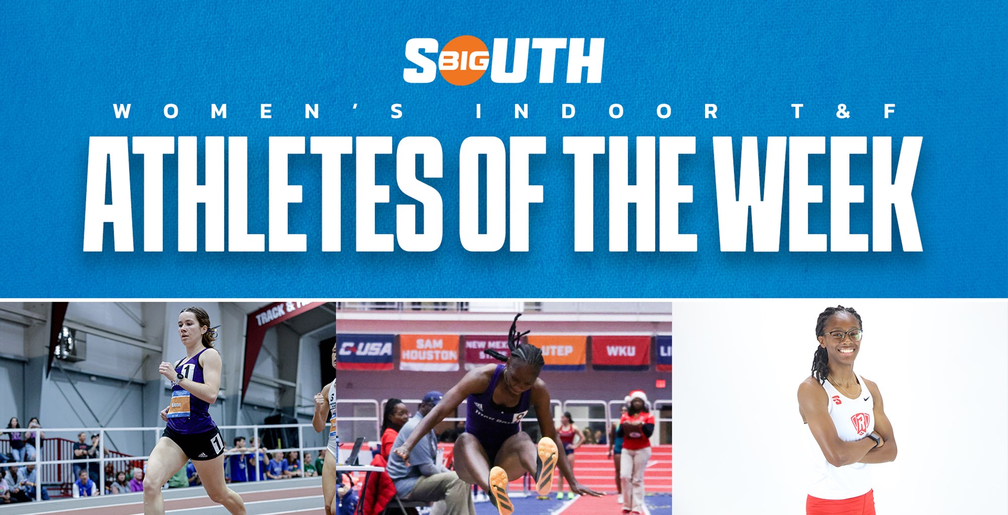 Big South Announces Women's Indoor Track & Field Athletes of the Week - Dec. 10