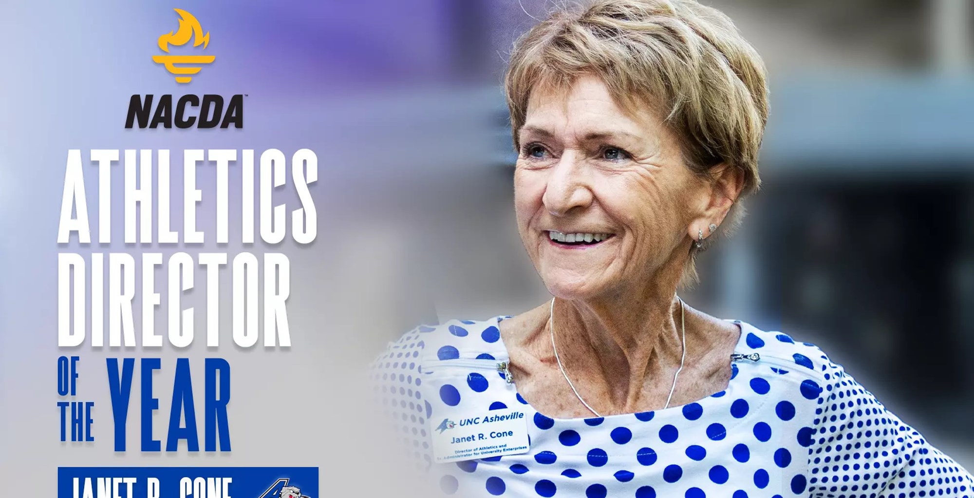 UNC Asheville's Janet Cone Named 2024-25 NACDA Athletics Director of the Year