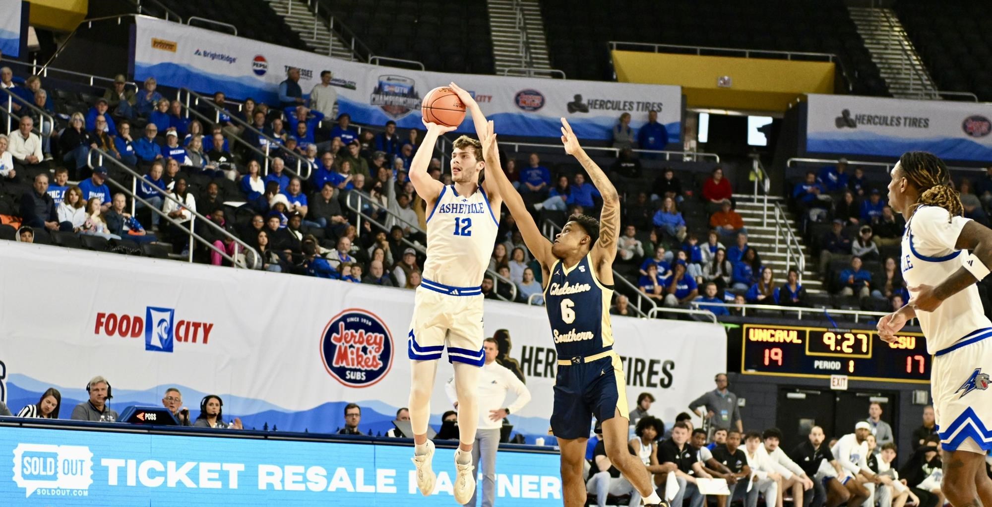 #2 UNC Asheville Downs #7 Charleston Southern, 80-60, To Reach Semifinals