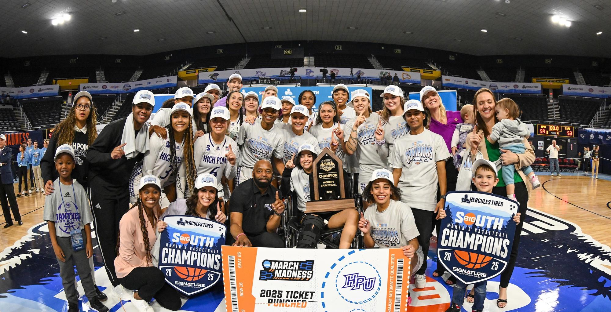 #1 High Point Wins 2025 Women's Basketball Championship