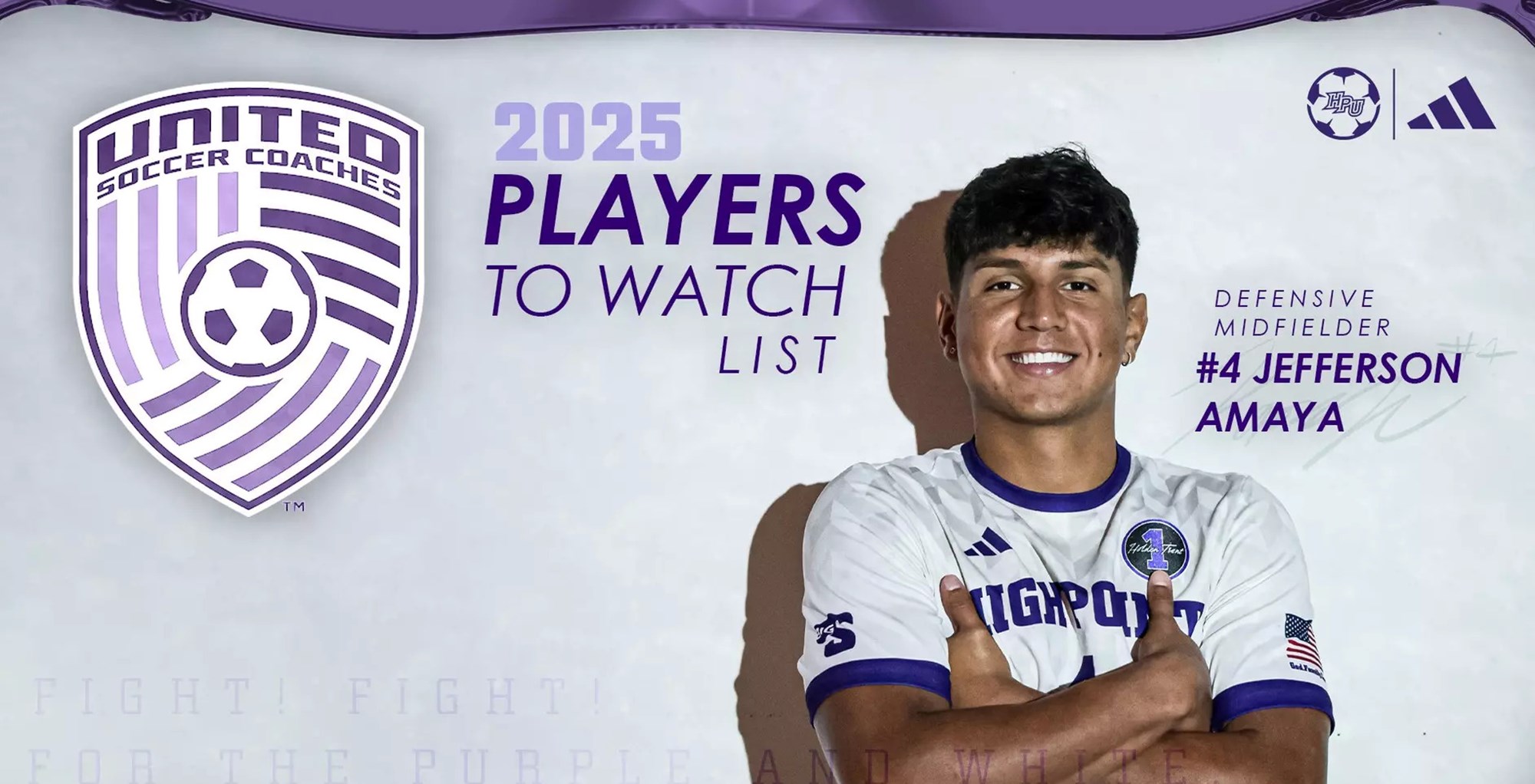 High Point's Jefferson Amaya Tabbed to United Soccer Coaches Players to Watch List