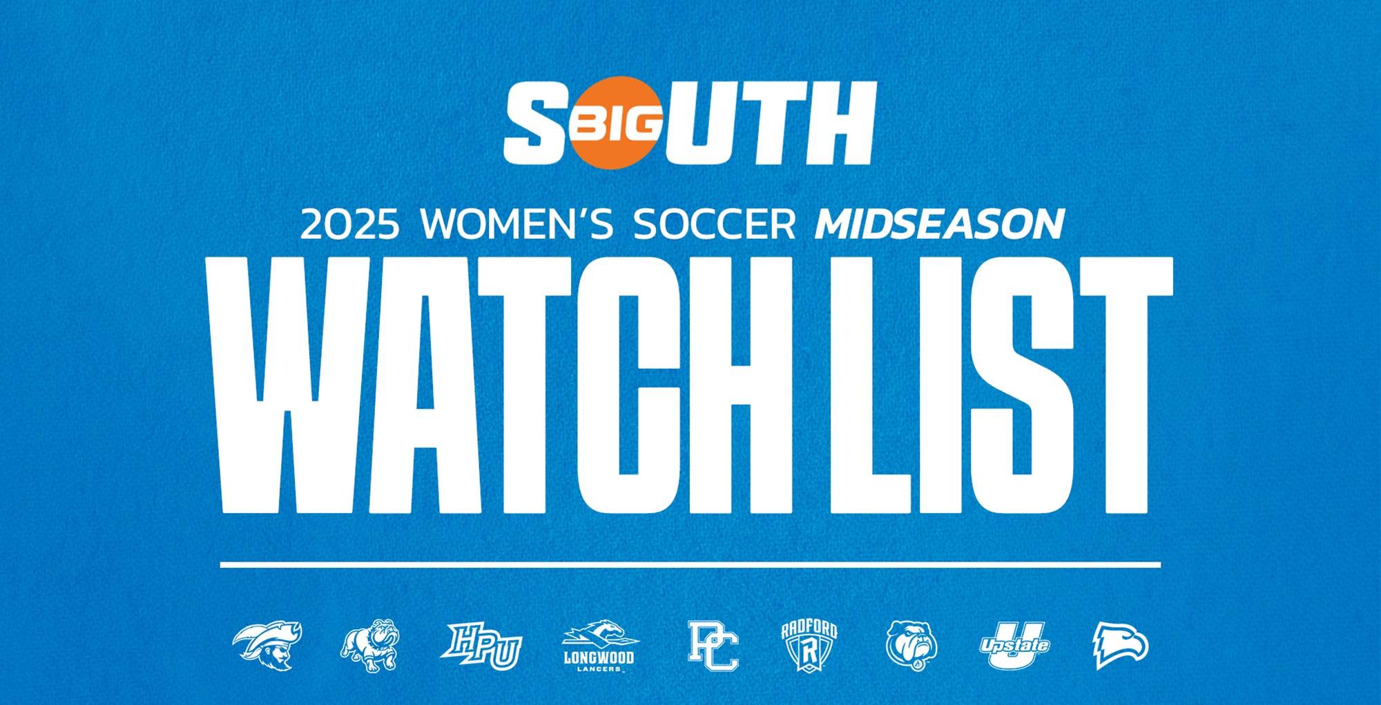 2025 Big South Women's Soccer Midseason Watch List Announced