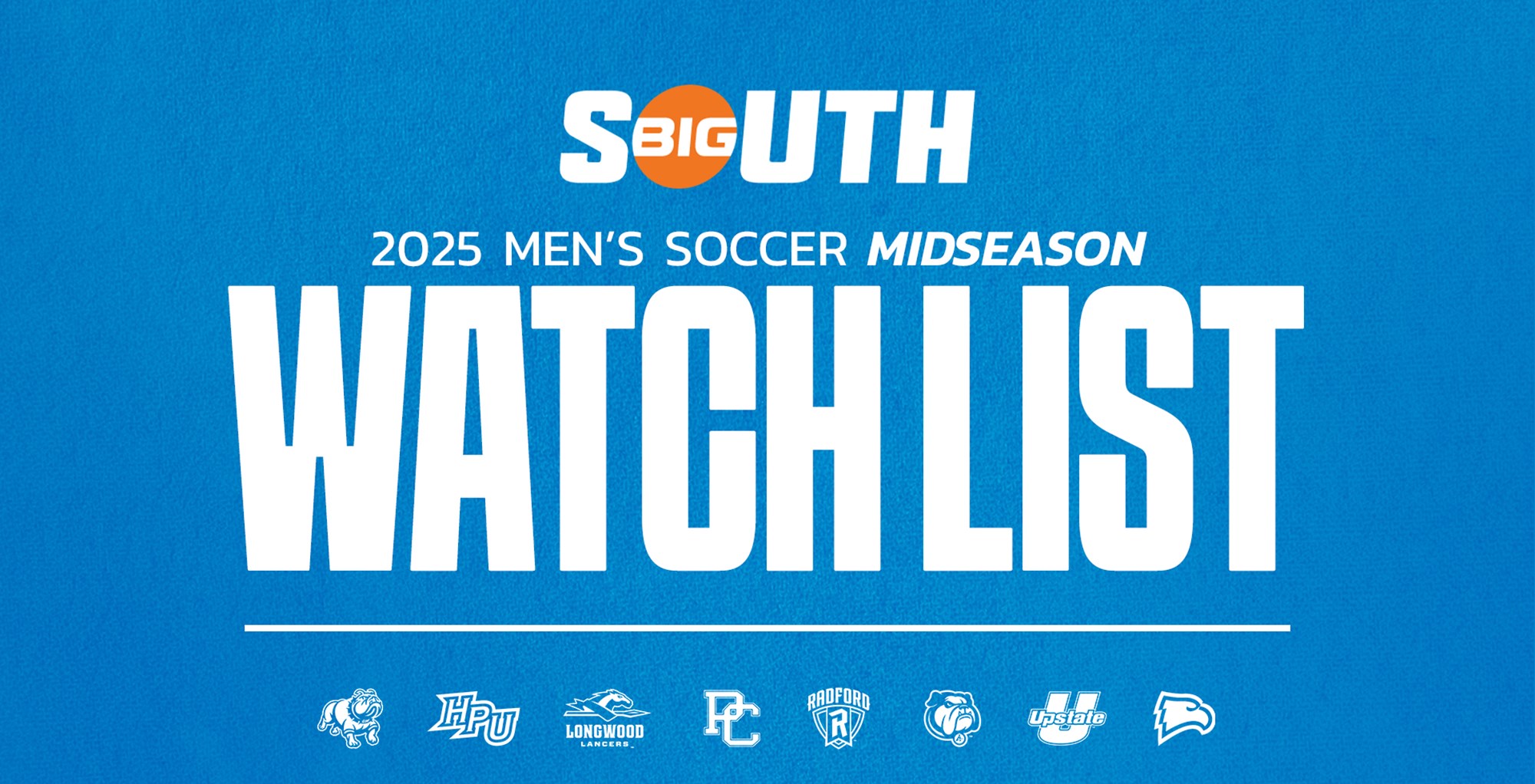 2025 Big South Men's Soccer Midseason Watch List Announced