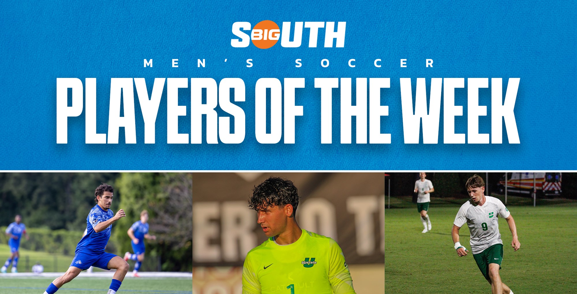 Big South Announces Men's Soccer Players of the Week - Sept. 2