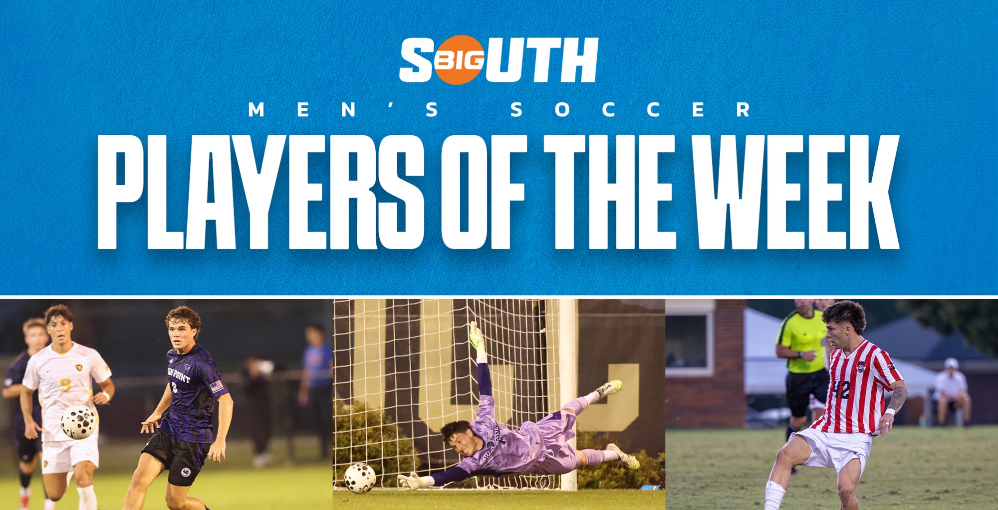 Big South Announces Men's Soccer Players of the Week - Sept. 29